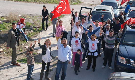 'Kutlugün Geliyor' Konvoyu Yenimahalle'ye Sığmadı