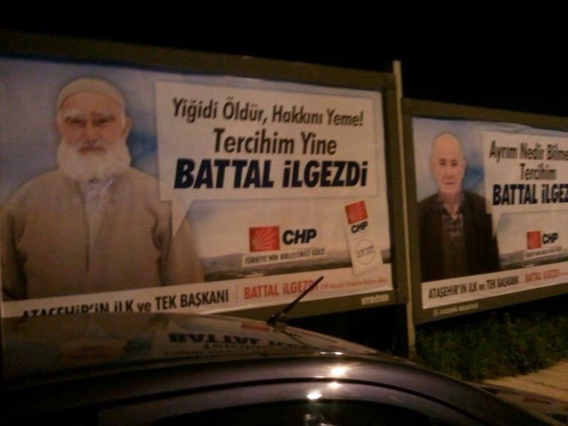 75'lik dedeyi kandırıp CHP afişinde kullandılar