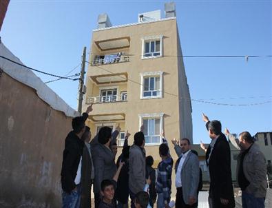 Ceylanpınar’da Baz İstasyonuna Mahalle Halkından Tepki