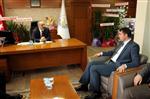 SAMI AYDıN - İl Özel İdaresi Genel Sekreteri Ayhan’dan, Belediye Başkanı Aydın’a Ziyaret