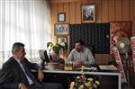 AHMET AKAY - Demirci'de Kaymakamdan Kahveciler Odası'na Ziyaret