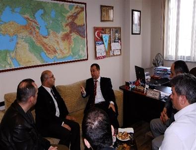 Emniyet Müdürü Tezsever Türk Ocakları Şubesini Ziyaret Etti