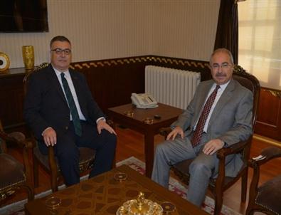 Kırklareli Belediye Başkanı Kesimoğlu Vali Yaman'ı Ziyaret Etti
