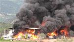 ÇİMENTO FABRİKASI - Bursa’da Korkutan Fabrika Yangını