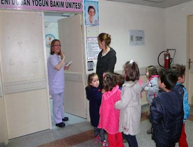 Minik Öğrencilerinden Devlet Hastanesine Ziyaret