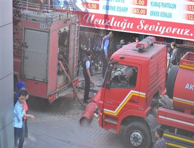 Aksaray’da Yangın Paniği