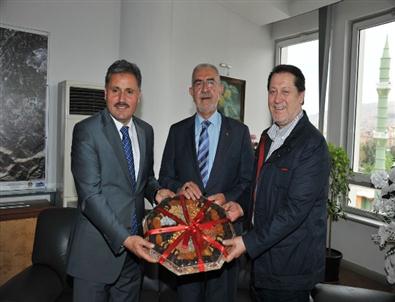İnançer ve Özhan’dan Başkan Ahmet Çakır’a Ziyaret