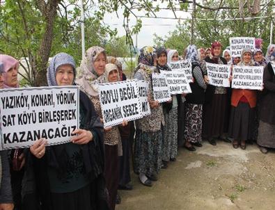 Köylülerden Yüksek Gerilim Hattı Eylemi