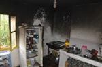 EVDE TEK BAŞINA - Kozan’da Ev Yangını Korkuttu