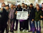 Beşiktaş'a havaalanında şok protesto