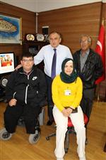 ÖMER AŞıK - Başkan Yılmaz Engellileri Kabul Etti