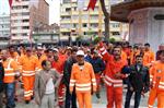 TAŞERON İŞÇİ - 2 Ay Ücretsiz İzne Çıkarılan 200 İşçi Eylem Yaptı