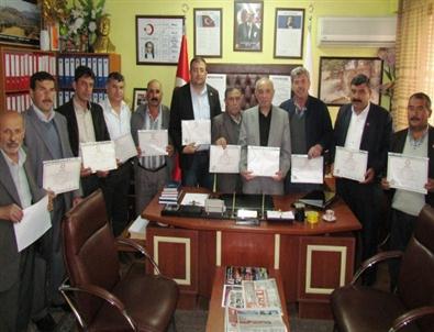 Ödemiş’te Muhtarlar Mazbatalarını Aldı