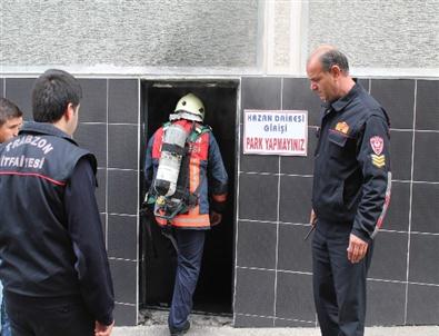 Trabzon’da Yangın Paniği