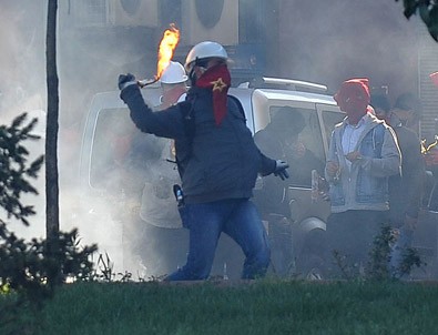 Okmeydanı savaş alanına döndü