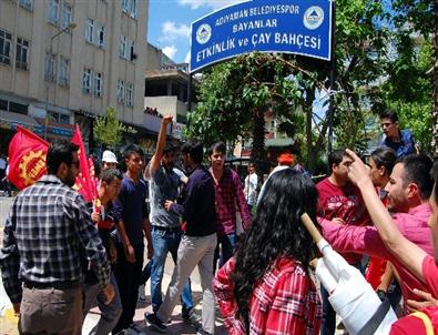Adıyaman'daki 1 Mayıs Kutlamalarında Slogan Gerginliği