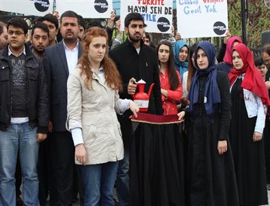 Feyzioğlu’na ilginç protesto
