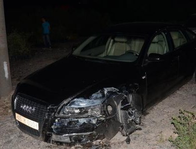 Soma'ya giden belediye başkanı kaza geçirdi!