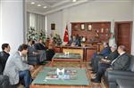 AHMET ÇAKıR - Üniversite Yöneticilerinden Başkan Ahmet Çakır’a Ziyaret