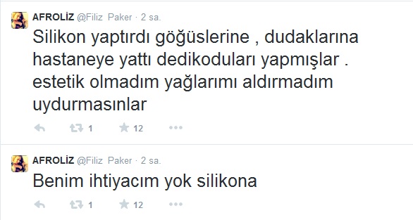 Afroliz’den Silikon Dedikodularına Sert Tepki!
