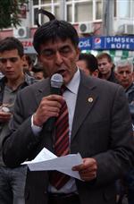 İŞ BIRAKMA EYLEMİ - Maden Kazası Balıkesir'de Protesto Edildi