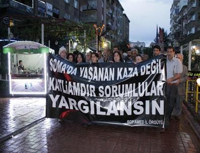 Diyarbakır’da Soma’ya Destek Yürüyüşü
