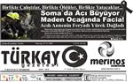 Türkay Gazetesinden Yas Nedeniyle Siyah Baskı