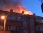Kırıkkale’de 4 katlı apartmanda yangın