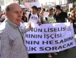 ALİ DEMİRÇALI - CHP'li Ali Demirçalı, lise öğrencilerine protesto yaptırdı