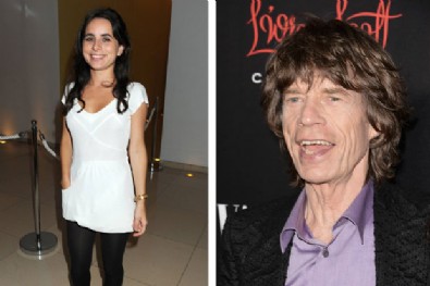 Mick Jagger torunun çocuğunu gördü