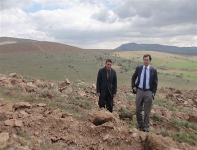 İscehisar Kaymakamı Yavuz Ağaçlandırma Çalışmalarını Yerinde İnceledi