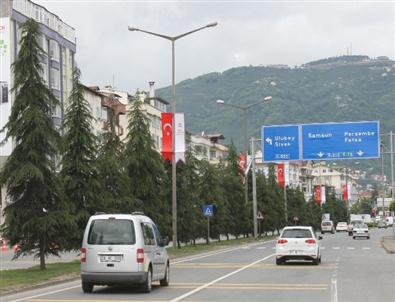 Ordu’da Yollara 5 Bin Fidan