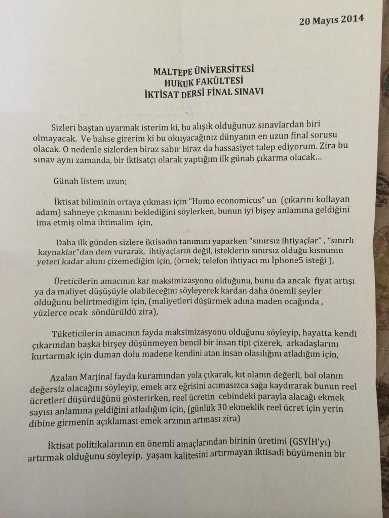 'Çizmem sedyeyi kirletmesin' diyen madenci sınav sorusu oldu