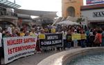 Mersin Nkp Üyeleri Nükleer Santralleri Yürüyüş Yaparak Protesto Etti