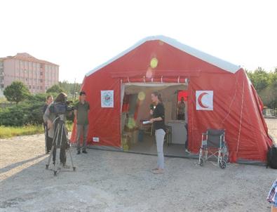 Yenice’de Sahra Hastanesi Kuruldu