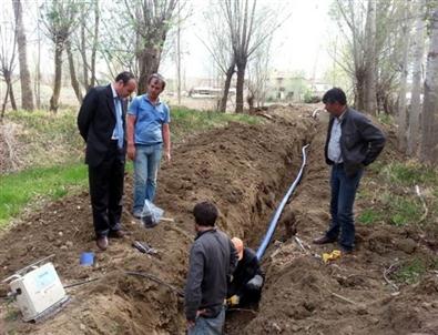 Harmantepe Köyü Altyapı Çalışmaları Sürüyor