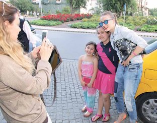Serenay tatil yolcusu