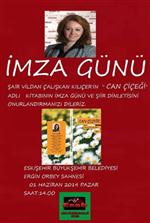 ERGIN ORBEY - Şair Kılıçer, 'Can Çiçeği' Kitabını Okurları İçin İmzalayacak
