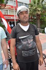 İSTANBUL BEŞİKTAŞ - Madenciler İçin İstanbul'dan Soma'ya Kadar Yürüdü