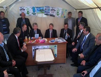 Milletvekili Aydın Kelkit’e Doğalgaz Kampanyasına Destek Verdi