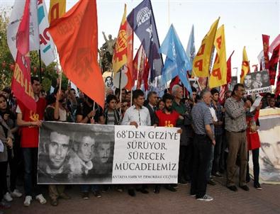 Deniz Gezmiş ve Arkadaşları Antalya’da Anıldı