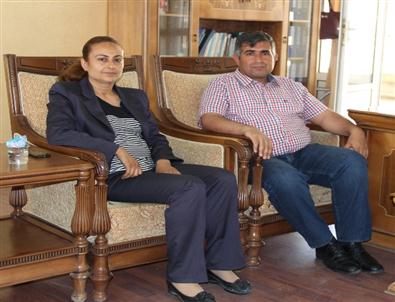 Kaymakam Sönmezay'dan Silvan Belediye Eş Başkanlarına Hayırlı Olsun Ziyaret