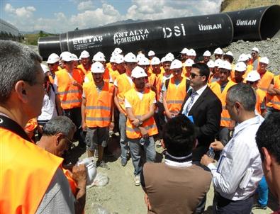Antalya İçmesuyu Karacaören 2 Barajı İsale Hattı İnşaatına Teknik Gezi