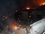 Sinop'ta bir köy yangında kül oldu