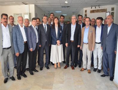 Ak Parti Heyetinden Bdp’li Belediye Başkanına Ziyaret