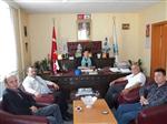 SALTUKOVA - Mahalle Muhtarlarından Başkan Güneş’e Ziyaret