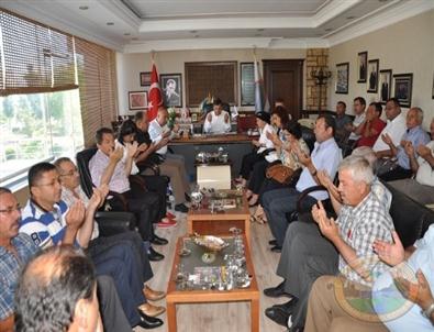 Mhp Anamur İlçe Teşkilatı Başkan Türe’yi Ziyaret Etti