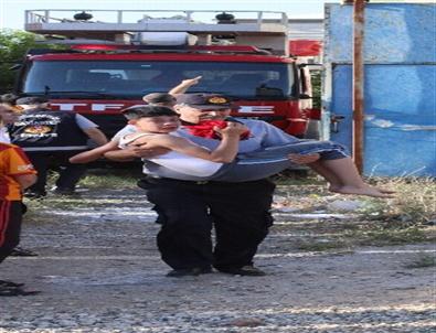 Gaziantep’te Öğrenci Yurdunda Yangın