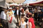 ÇEŞTEPE - Başkan Çerçioğlu, Çeştepe Pazarını Gezdi
