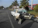 SARıKEMER - Söke’de Trafik Kazası Ucuz Atlatıldı